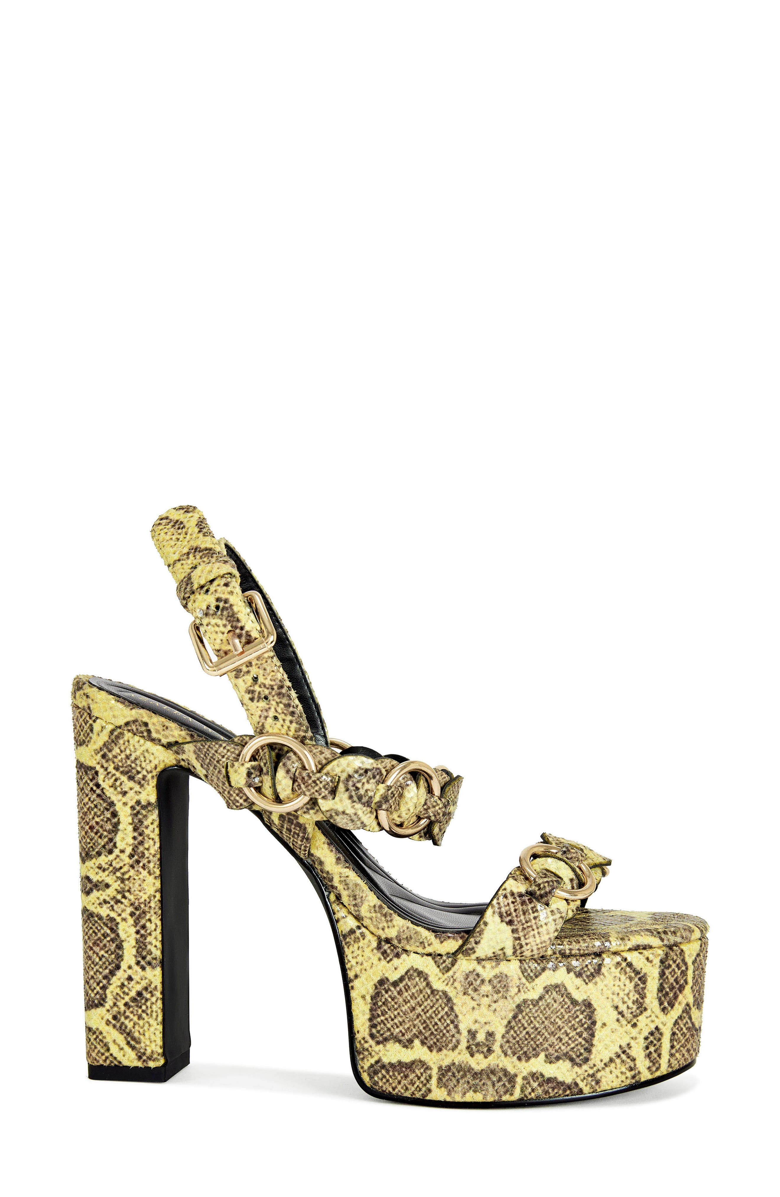 AZALEA WANG Tarynn Slingback Platform Sandal, Alternate, color, 