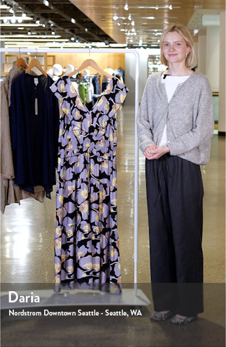 Floral Tiered Maxi Dress, sales video thumbnail