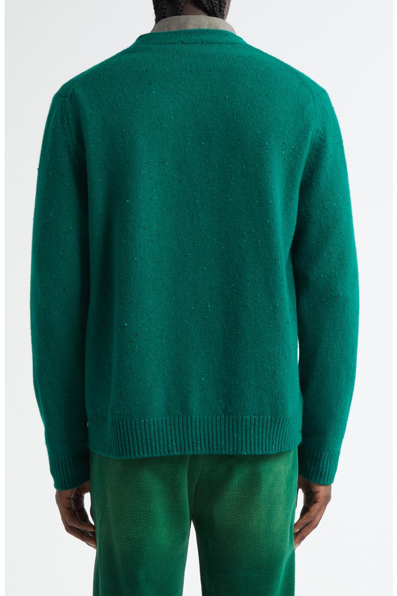 Linus V-Neck Cardigan, Alternate, color, GREEN
