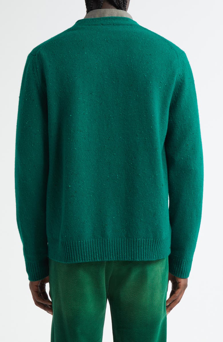 Massimo Alba Linus V-Neck Cardigan, Alternate, color, Green