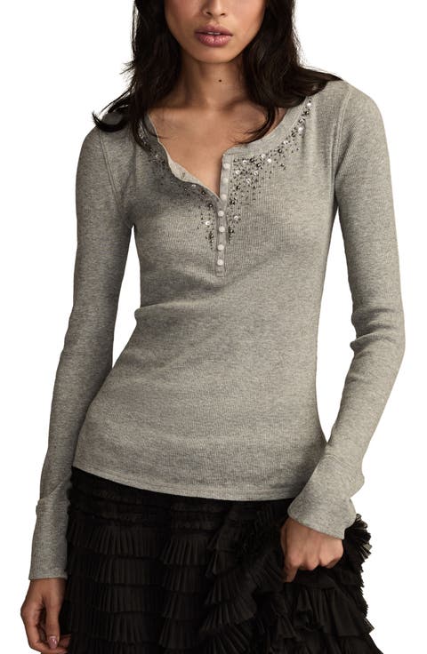 Beaded Henley