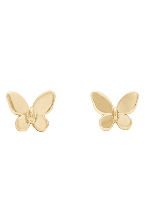 you're a gem butterfly stud earrings