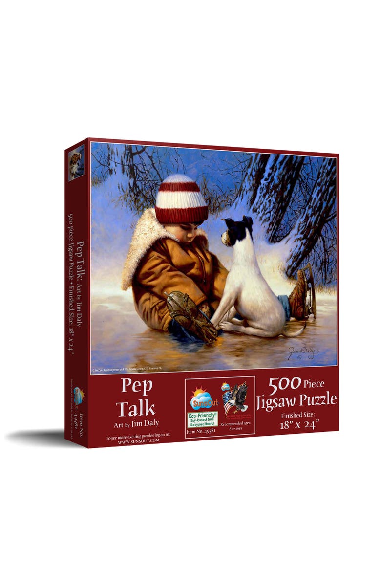 Pep Talk 500 piece Jigsaw Puzzle for Adults, Main, color, Multicolor
