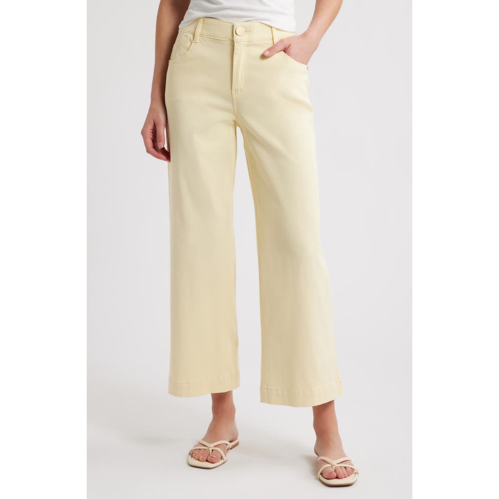 WIT & WISDOM WIT & WISDOM SAM HIGH WAIST ANKLE WIDE LEG TWILL PANTS