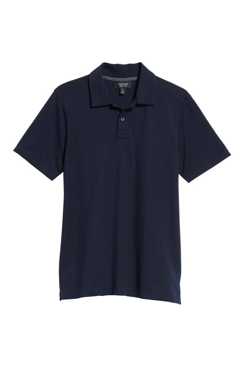 Regular Fit Polo, Alternate, color, NAVY IRIS