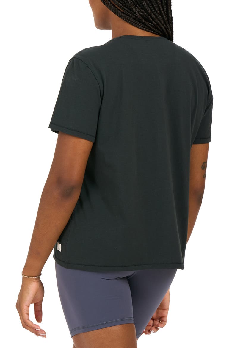 Feather T-Shirt, Alternate, color, WASHED BLACK