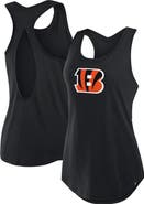 FANATICS Women's Fanatics Black Cincinnati Bengals Iron Fan Tank Top