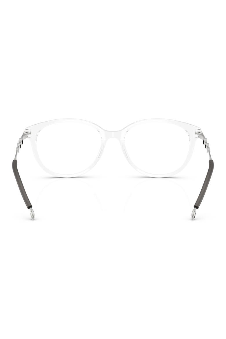 54mm Oval Optical Glasses, Alternate, color, CRISTAL SHINY / DEMO