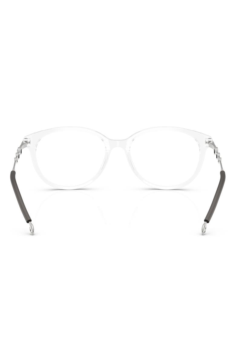 DIESEL<sup>®</sup> 54mm Oval Optical Glasses, Alternate, color, Cristal Shiny / Demo