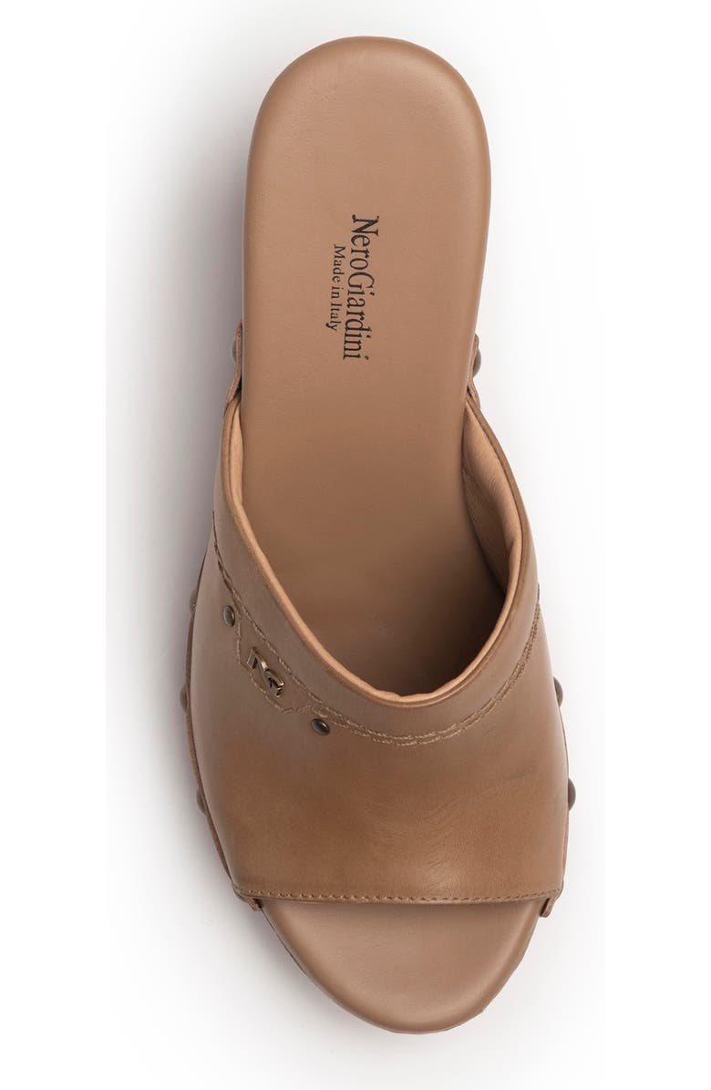 NeroGiardini Studded Platform Sandal, Alternate, color,