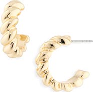 NORDSTROM RACK Rope Textured Hoop Earrings