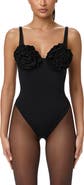 Naked Wardrobe Rosette Bust Bodysuit