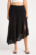 Abound Tiered Asymmetric Skirt