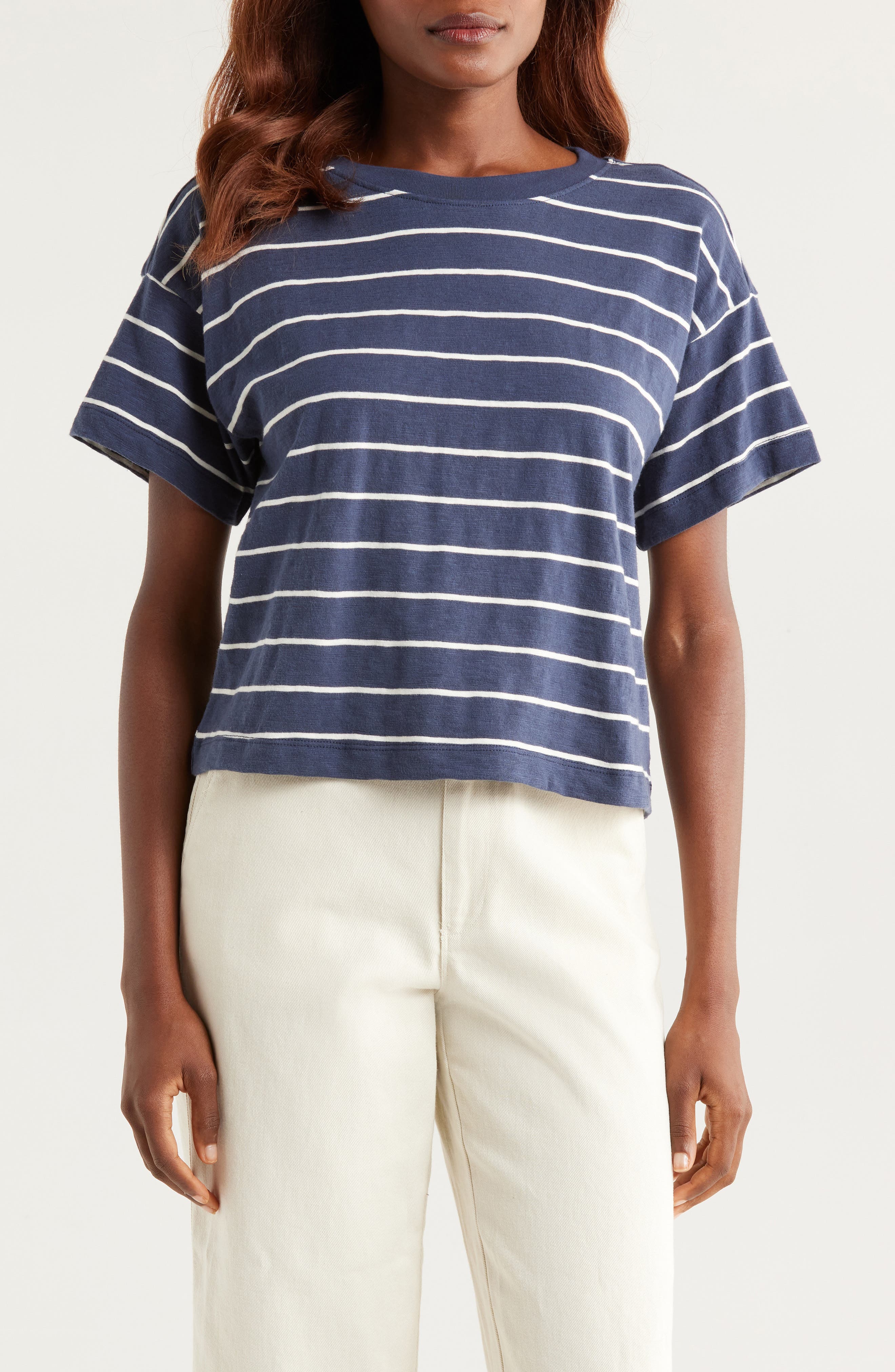 Marine Layer Slub Cotton Crop T-Shirt
