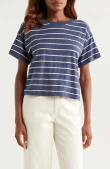 Slub Cotton Crop T-Shirt