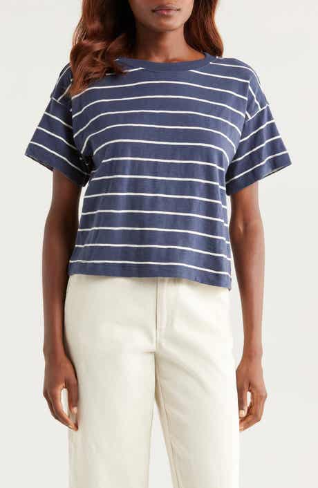 Slub Cotton Crop T-Shirt