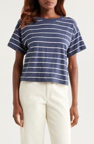Marine Layer Slub Cotton Crop T-Shirt