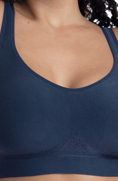 Underoutfit The Comfort Shaping Bra With Adjustable Straps In Blue
