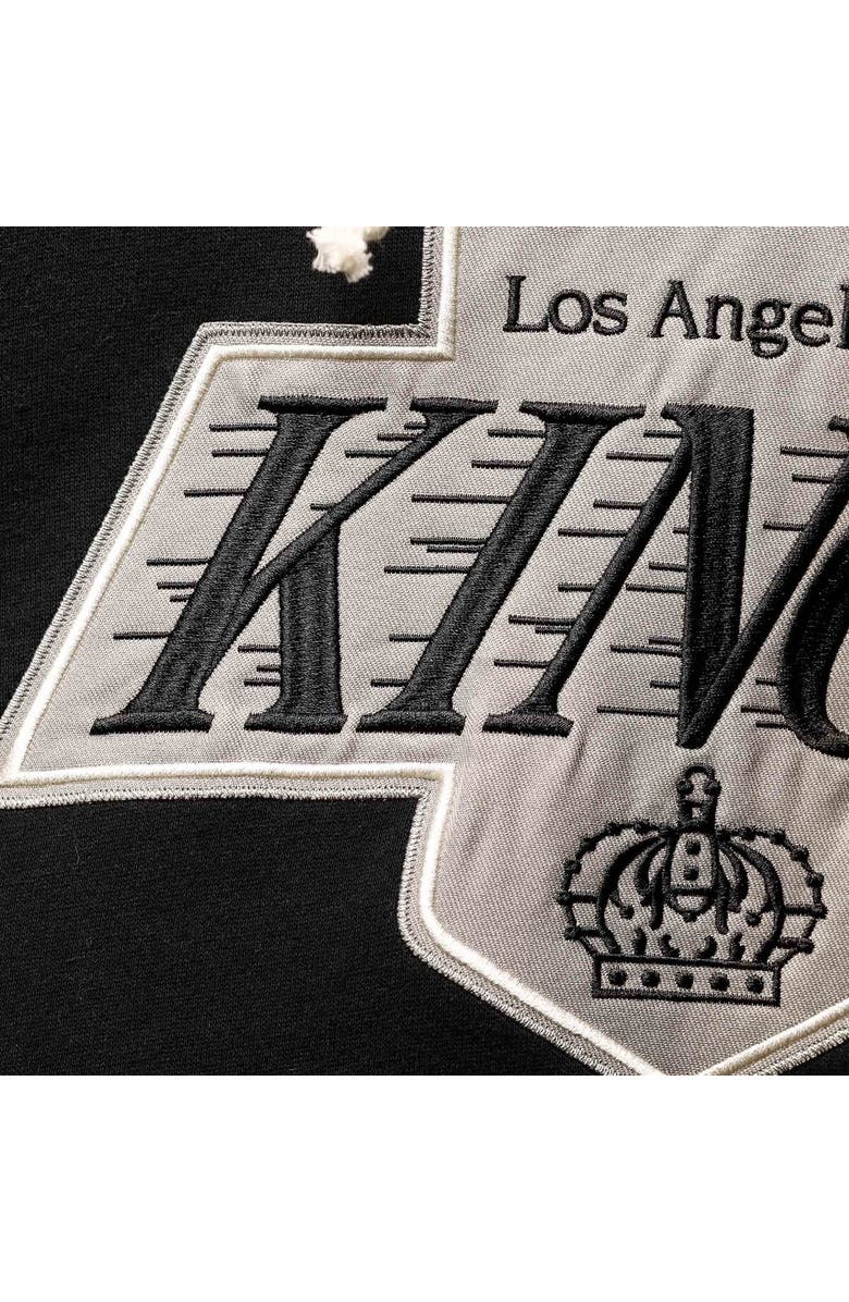 '47 Men's '47 Wayne Gretzky Black Los Angeles Kings Retired Player Name & Number Lacer Pullover Hoodie, Alternate, color, Black