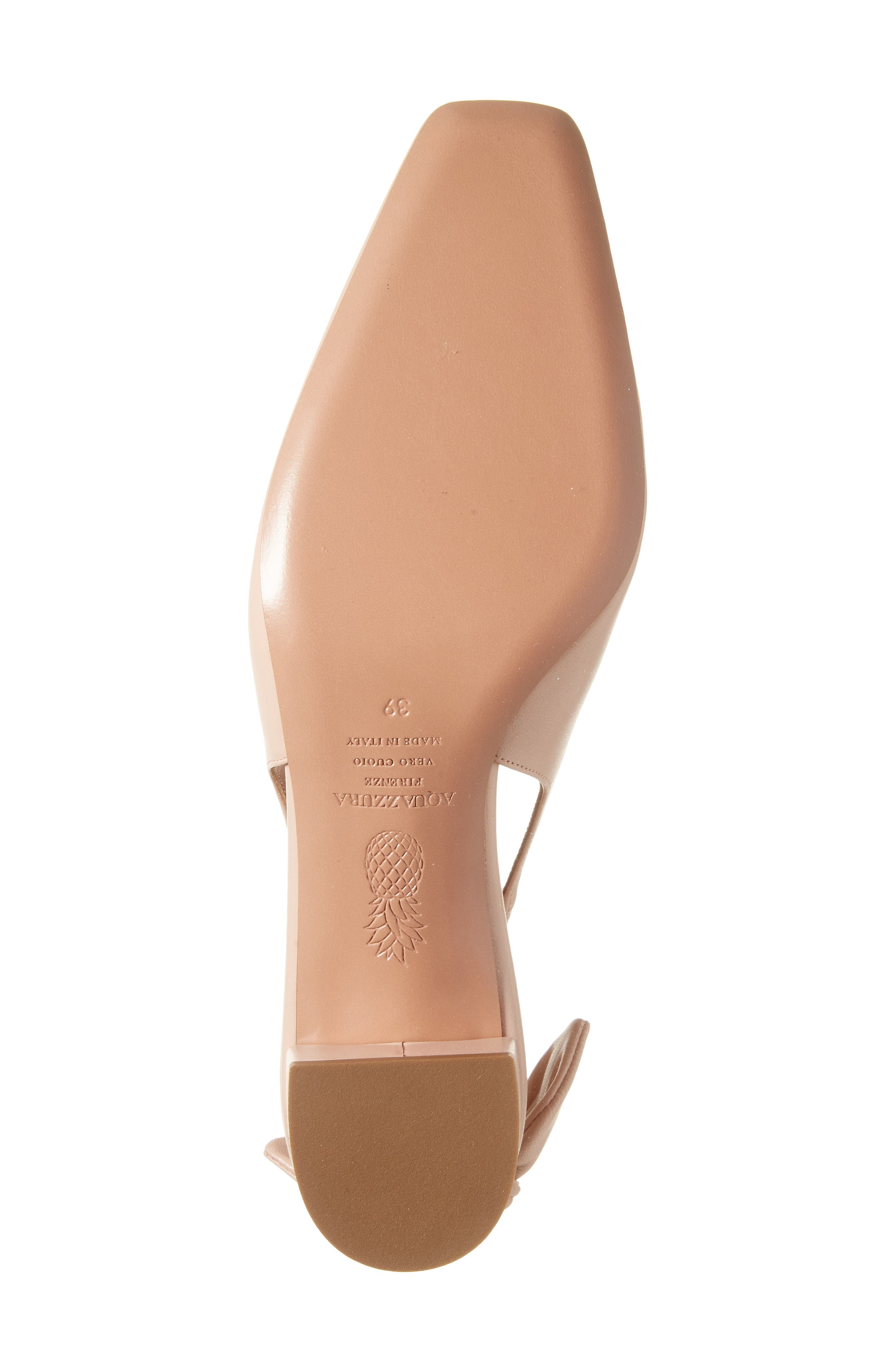 Aquazzura Very Bow Tie Slingback Pump, Alternate, color, 