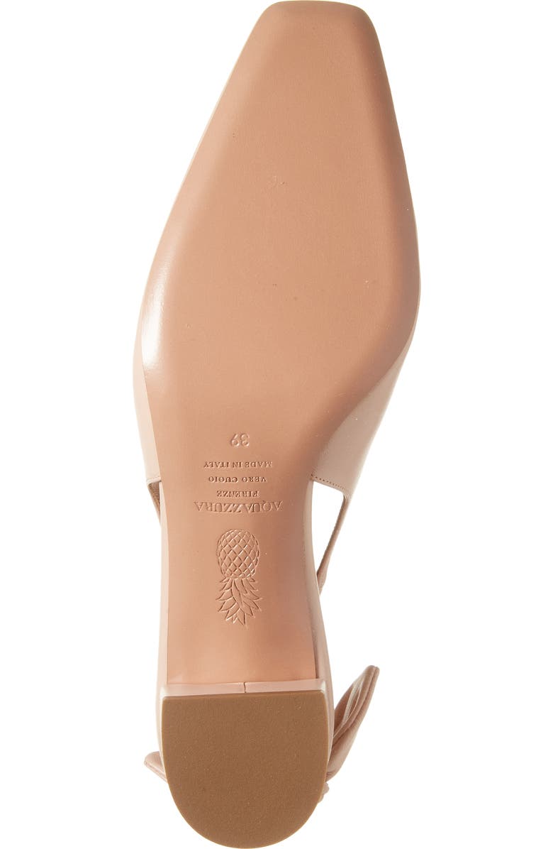 Aquazzura Very Bow Tie Slingback Pump, Alternate, color,