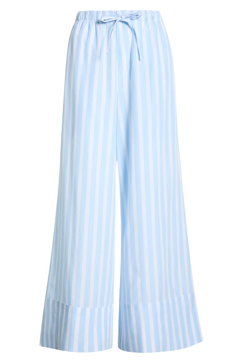 Amelie Stripe Wide Leg Pants, Alternate, color, CLEAR SKY