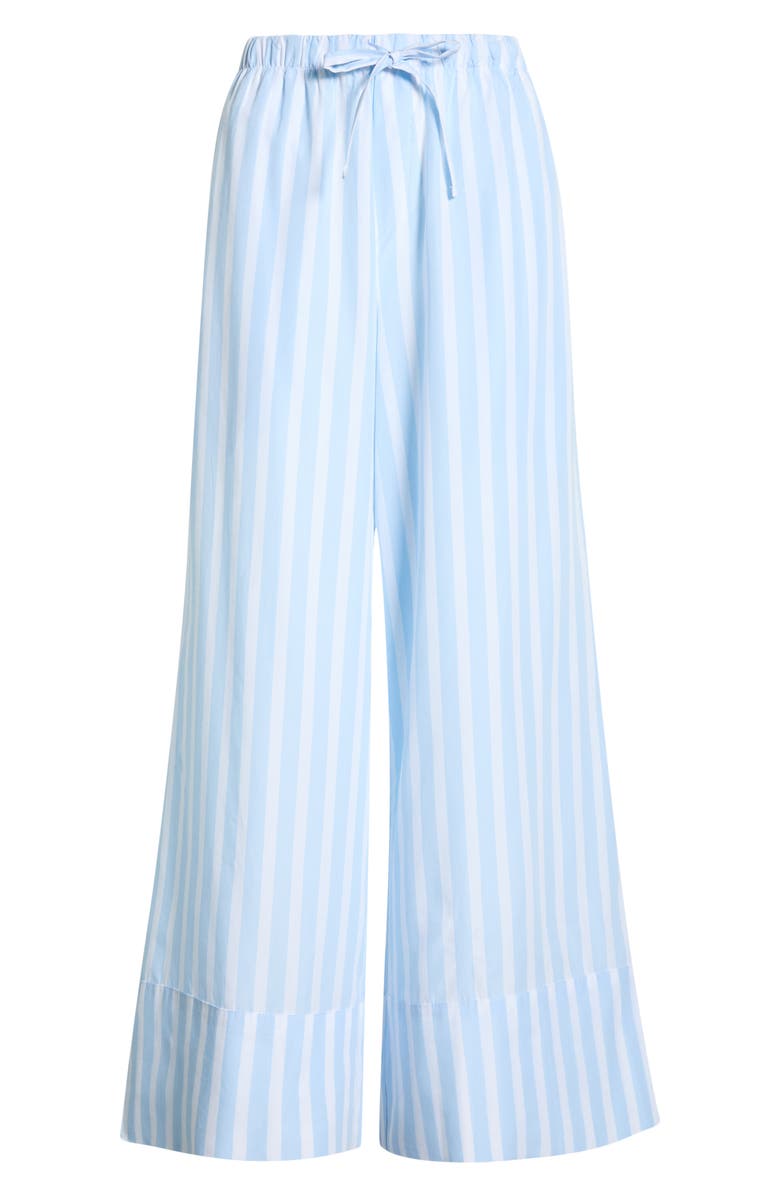 Papinelle Amelie Stripe Wide Leg Pants, Alternate, color, Clear Sky
