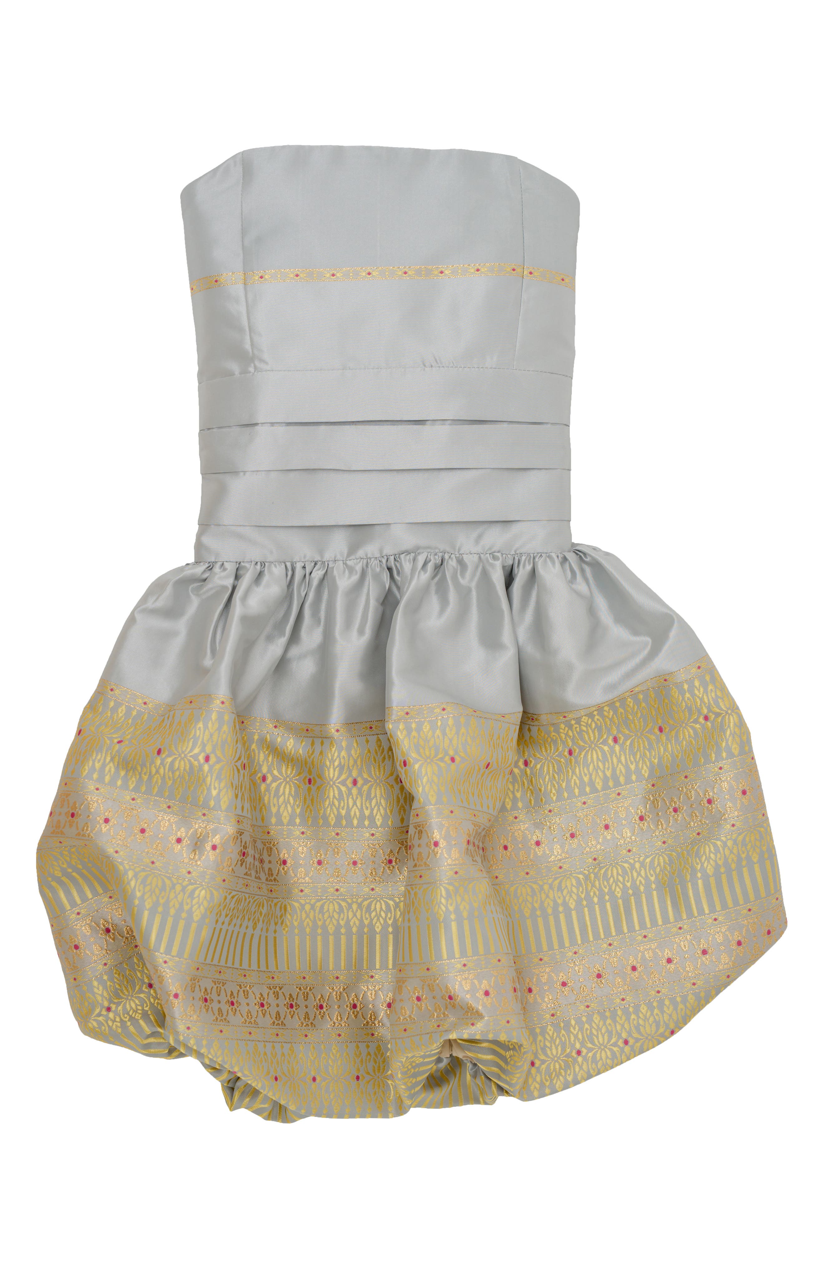 Stella M'Lia Jacquard Bubble Hem Dress | Nordstrom