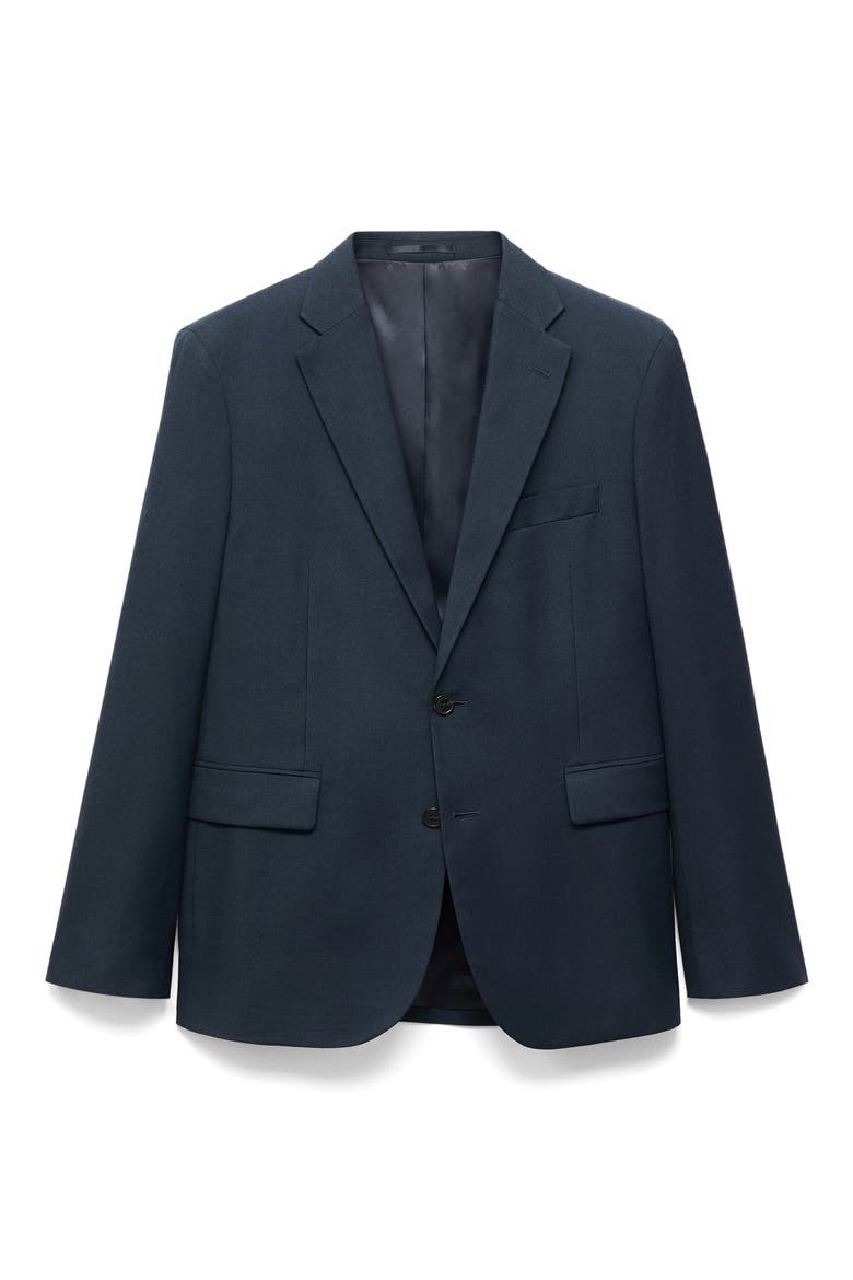 London Regular Fit Navy Blazer, Alternate, color, NAVY