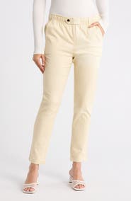 PATRIZIA LUCA Side Button Capri Pants