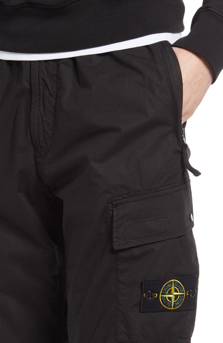 Stone Island Stretch Cotton Cargo Joggers, Alternate, color,