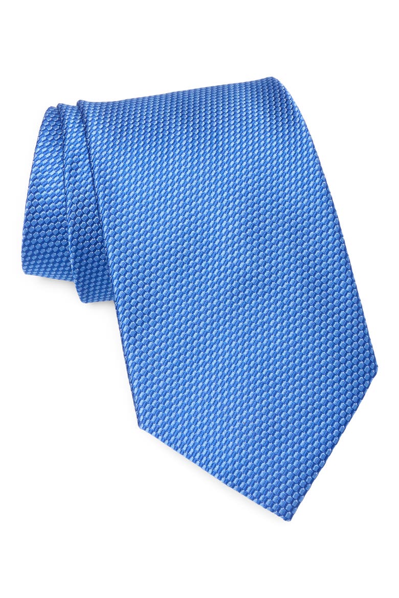 Block Solid Tie, Main, color, BLUE