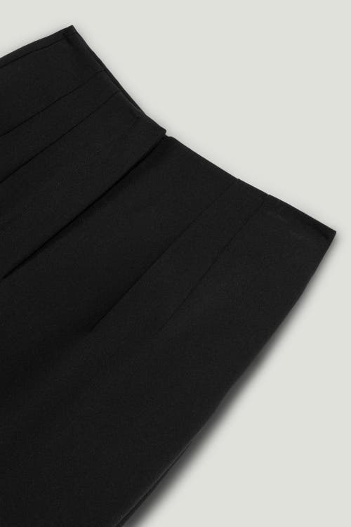 Nocturne Sculpt High-rise Cigarette Trousers In Black