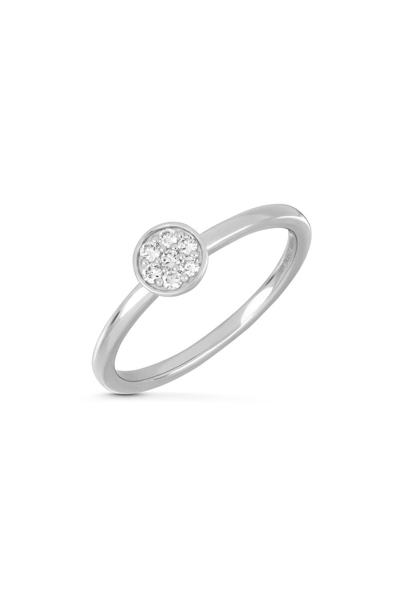 Mika 18k Gold Diamond Stackable Ring, Main, color, 18K WHITE GOLD