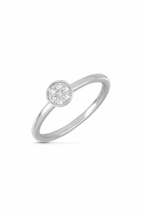 Mika 18k Gold Diamond Stackable Ring