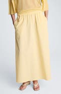 Kenneth Cole Stretch Cotton Maxi Skirt