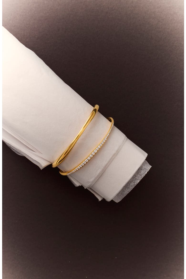 Nura Reef Bangle, Alternate, color, 18CT GOLD VERMEIL/STER SILVER