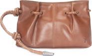 Frye Caroline Leather Wristlet Clutch