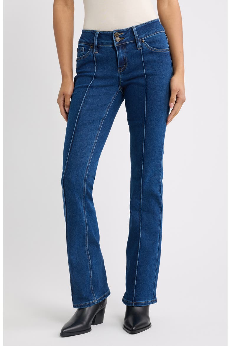 Jessie Mid Rise Bootcut Jeans, Main, color, ALL OVER POTASSIUM DARK