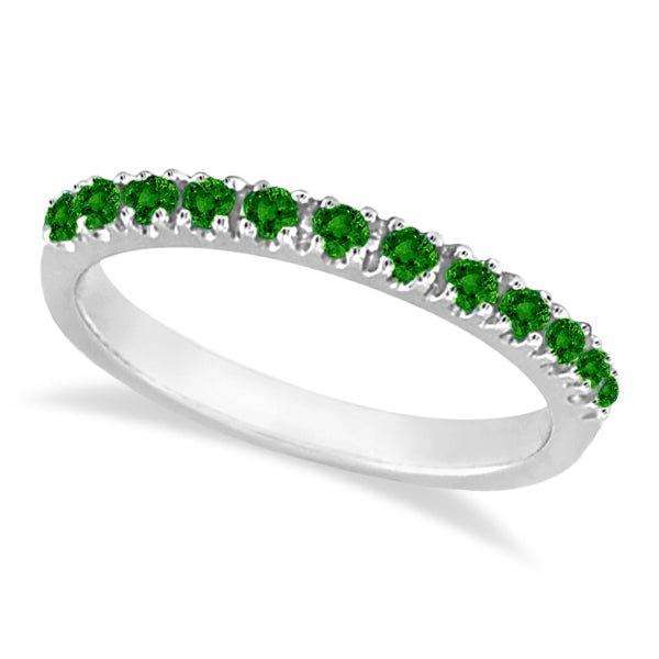 0.38ct, Emerald, White Gold