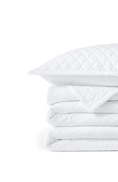 Solid Diamond Double Voile Quilt