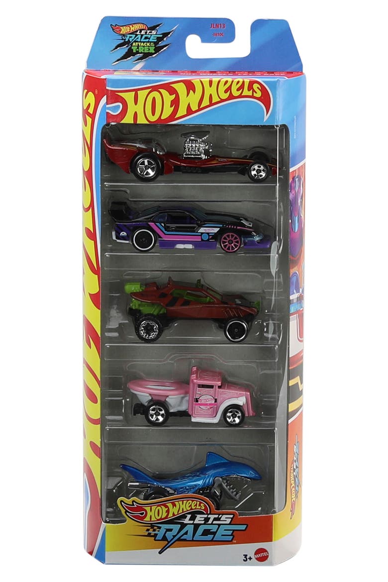 Let's Race 5-Pack Toy Vehicles, Main, color, ASST