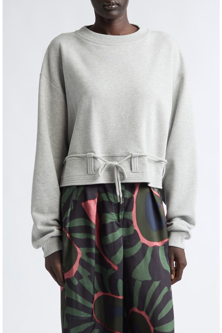 Hasterfiela Cotton Sweatshirt, Main, color, GREY MELANGE