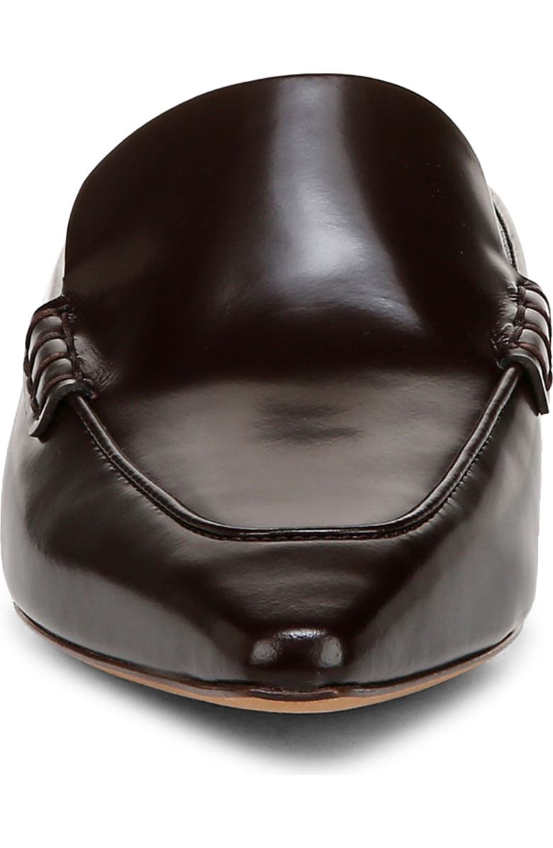 Vince Samy Pointed Toe Kitten Heel Loafer Mule, Alternate, color, Ganache