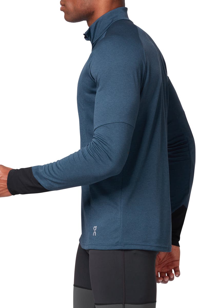 On Weather Quarter Zip Performance Pullover, Alternate, color, 