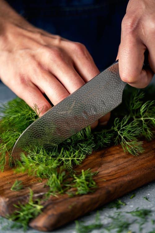 Cuisine::pro ® Le Connoisseur Santoku 5.5in In Brown