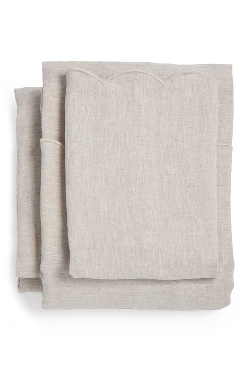 Pom Pom At Home Kelly Linen Sheet Set In Neutral