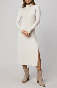 Splendid Rylee Turtleneck Long Sleeve Dress