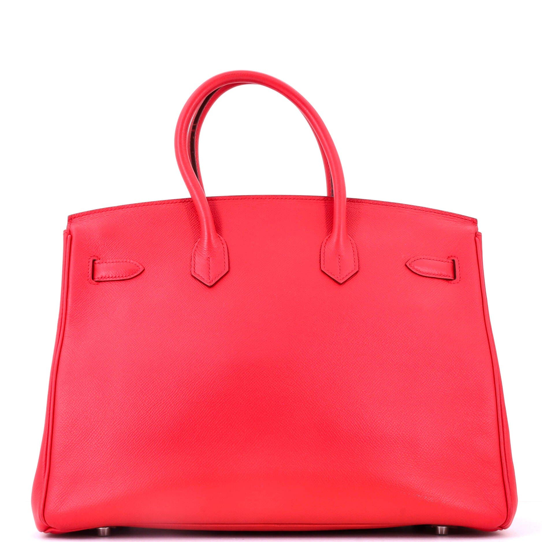 Birkin Handbag Pink Epsom with Palladium Hardware 35, Alternate, color, Red