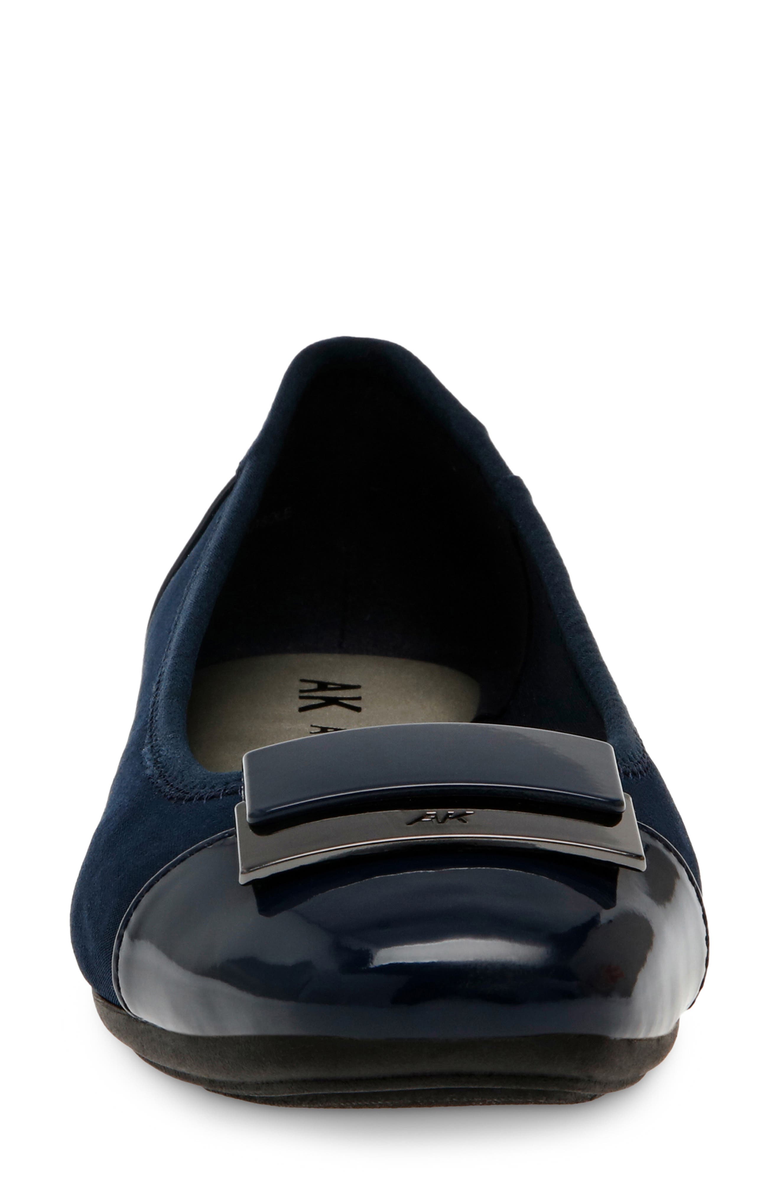Akuna Cap Toe Flat, Alternate, color, NAVY